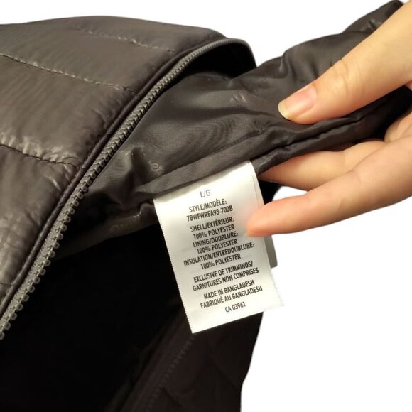 NWOT WIND RIVER Mid-length Puffer Parka Light-weight Hooded Jacket Grey - Picture 8 of 15